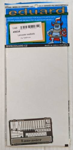 EDUARD 1/48 49034 LANCASTRE SEATBELTS FOR TAMIYA KIT 