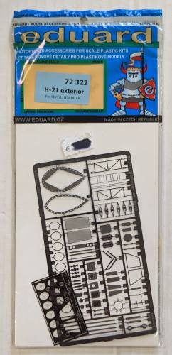 EDUARD 1/72 72322 H-21 EXTERIOR FOR REVELL/ITALERI 