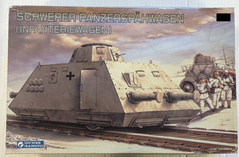 GUNZE SANGYO 1/35 2800 SCHWERER PANZERSPAHWAGEN  INFANTERIEWAGEN 
