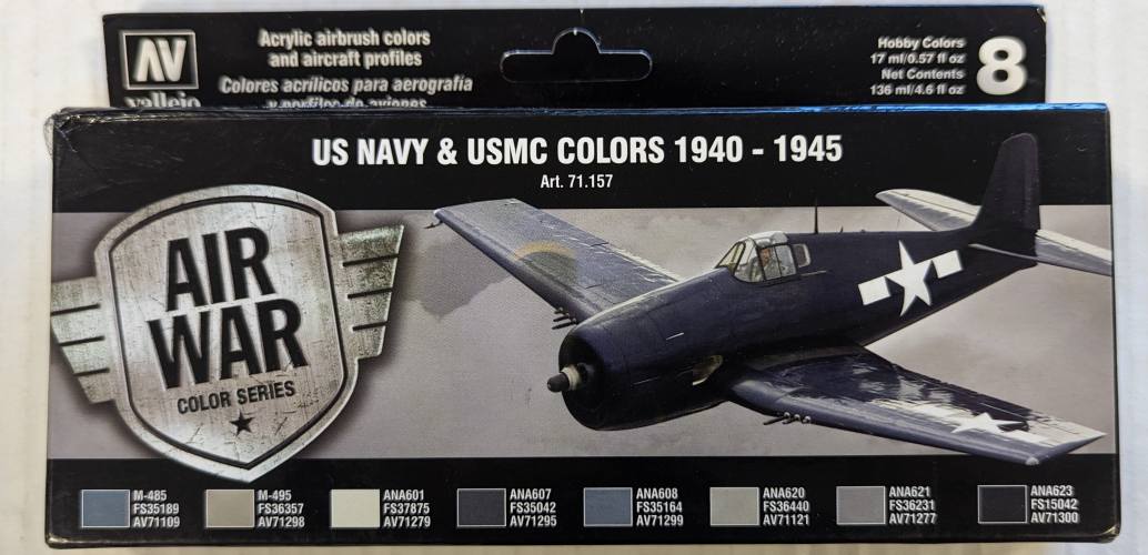 VALLEJO  71157 US NAVY   USMC COLOURS 1940-1945