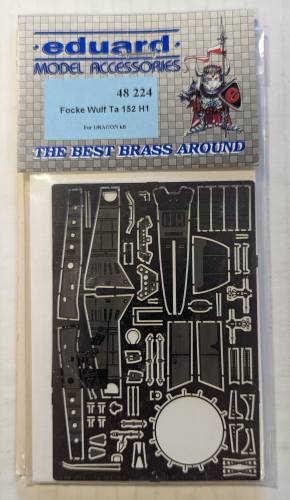 EDUARD 1/48 48224 FOCKE WULF TA 152 H1 FOR DRAGON KIT 