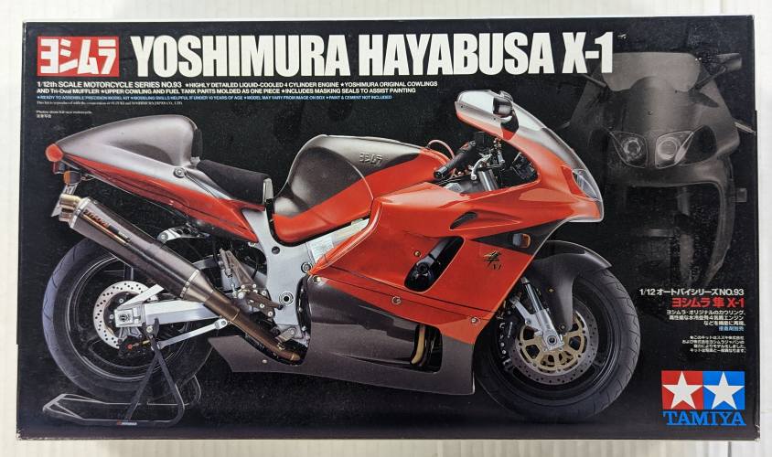 TAMIYA 1/12 14093 YOSHIMURA HAYABUSA X-1 TAMIYA 1/12 14093 YOSHIMURA HAYABUSA X-1
