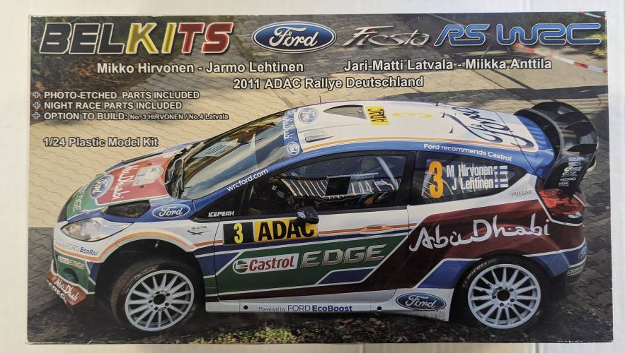 BELKITS 1/24 BEL-003 FORD FIESTA RS WRC 2011 ADAC RALLYE