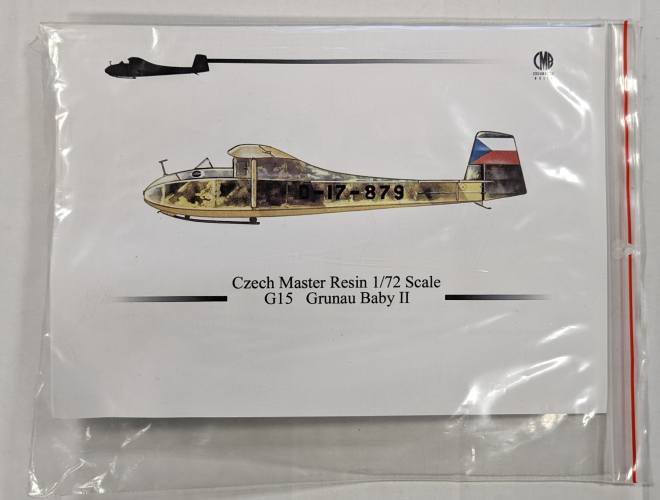CZECH MASTER RESIN 1/72 G15 GRUNAU BABY II 