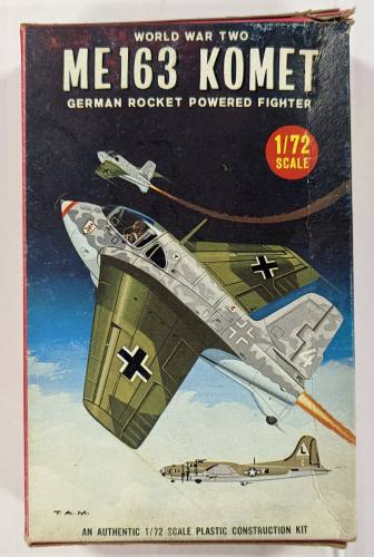 LINDBERG 1/72 9403 ME163 KOMET GERMAN ROCKET POWERED FIGHTER 