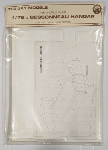 TEE-JAY MODELS 1/72 1ST WORLD WAR BESSONNEAU HANGAR 