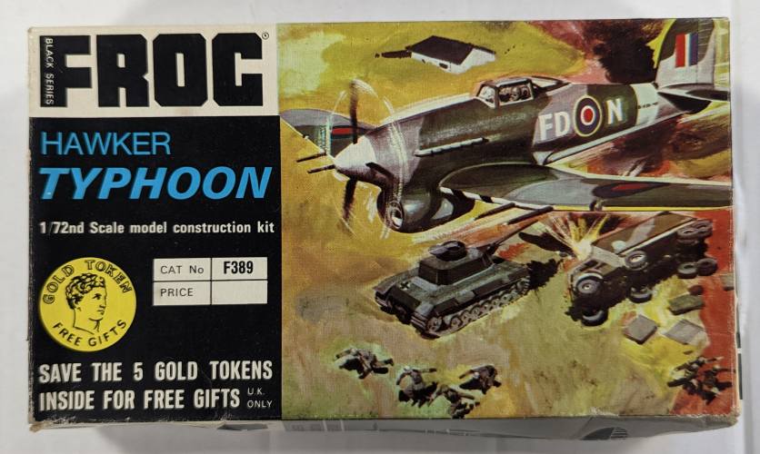 FROG 1/72 F389 HAWKER TYPHOON GOLD TOKEN 