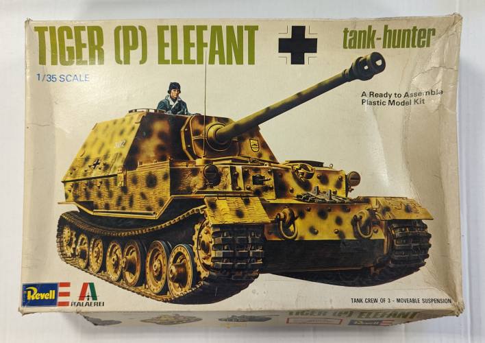ITALERI 1/35 2105 GERMAN TANK HUNTER TIGER P ELEFANT 