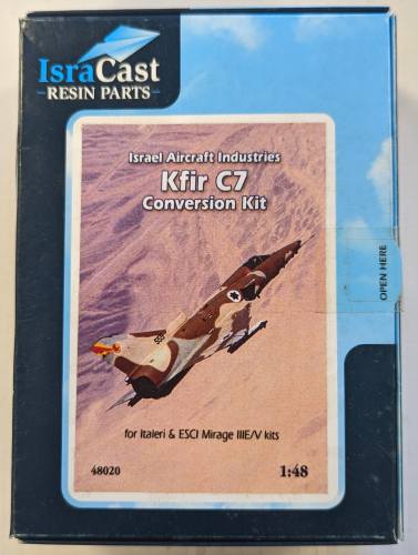 ISRACAST 1/48 48020 ISRAEL AIRCRAFT INDUSTRIES KFIR C7 CONVERSION KIT