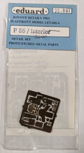 EDUARD  72007 F86 / INTERIOR DETAIL SET