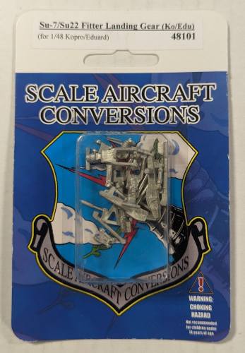 SCALE AIRCRAFT CONVERSIONS  1/48 48101 SU-7/SU22 FITTER LANDING GEAR 