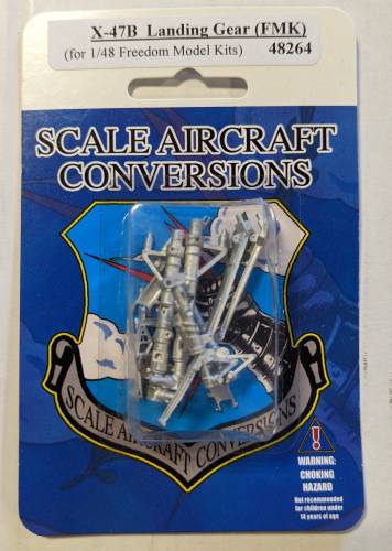 SCALE AIRCRAFT CONVERSIONS  1/48 48264 X-47B LANDING GEAR  FMK  