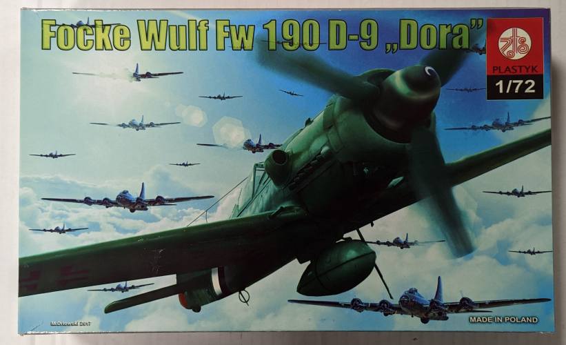 PLASTYK 1/72 S012 FOCKE WULF FW 190D-9 DORA 