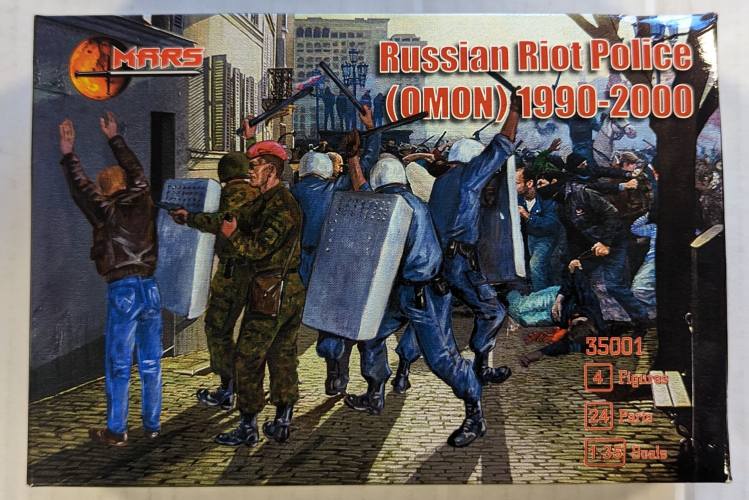 MARS 1/35 35001 RUSSIAN RIOT POLICE  OMON  1990-2000