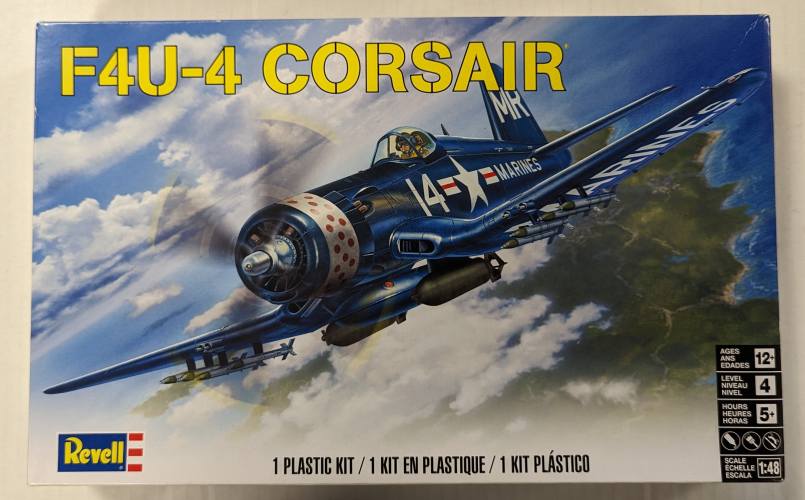 REVELL MODELS 1/48 85-5248 F4U-4 CORSAIR 
