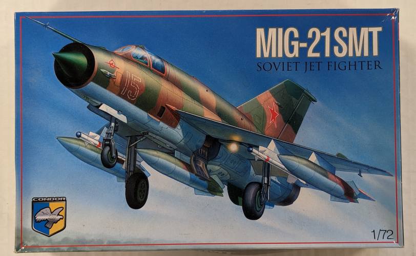 CONDOR 1/72 72010 MIG-21 SMT SOVIET JET FIGHTER 