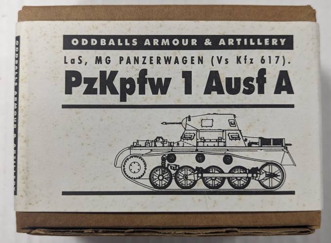 ODDBALLS ARMOUR   ARTILLERY  PZKPFW 1 AUSF A 