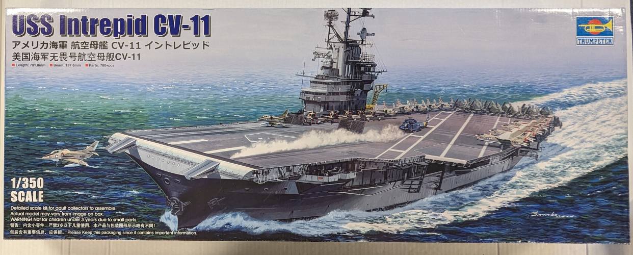 TRUMPETER MODELS 1/350 05618 USS INTREPID CV-11  UK SALE ONLY 