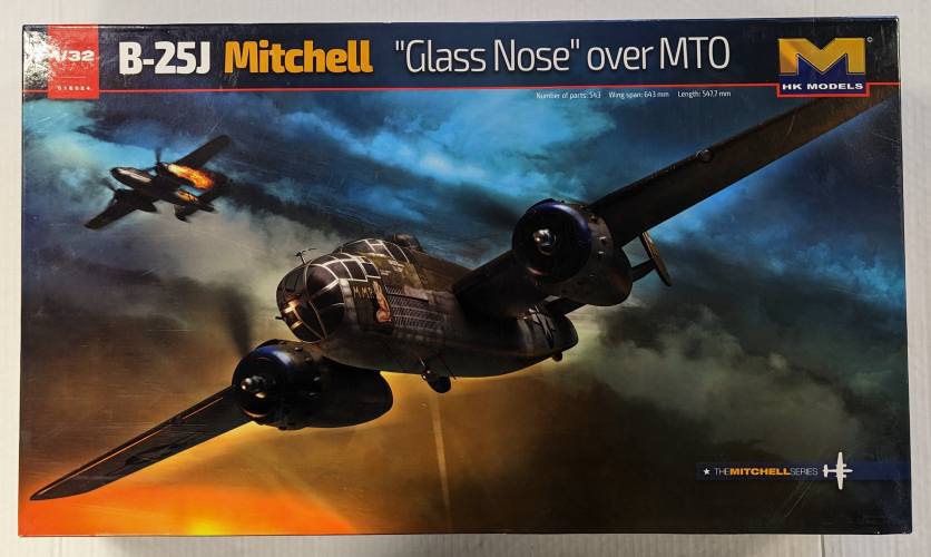 HK MODELS 1/32 01E024 B-25J MITCHELL GLASS NOSE OVER MT0  UK SALE ONLY 