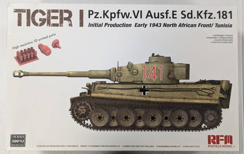 RYE FIELD MODEL 1/35 5001U PZ.KPFW.VI AUSF.E SD.KFZ 181