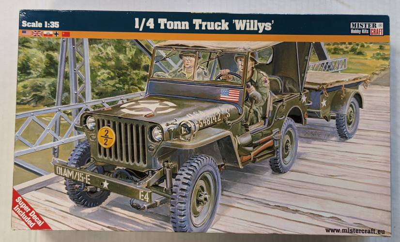 MISTERCRAFT 1/35 F-299 1/4 TONN TRUCK WILLYS