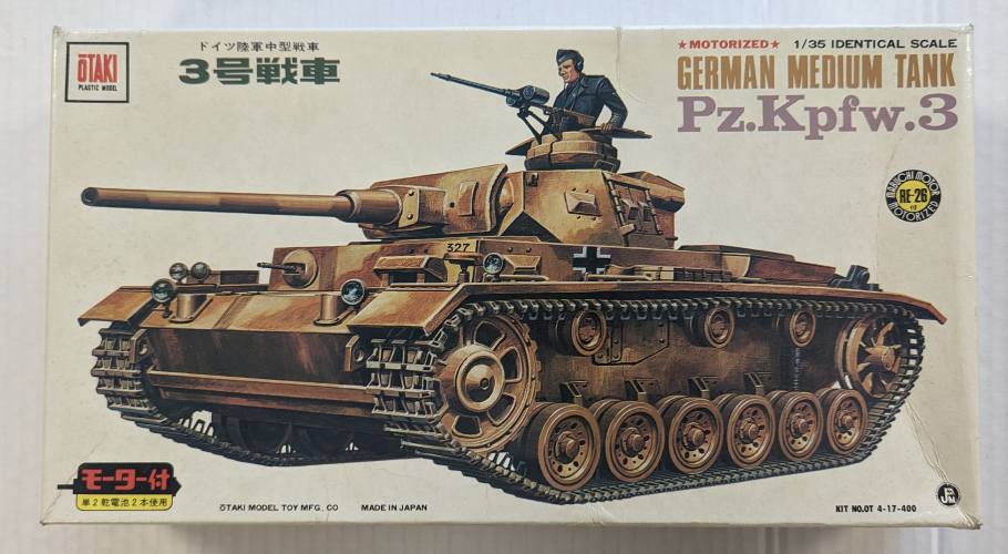 OTAKI 1/35 OT4-17 PZ.KPFW.3 GERMAN MEDIUM TANK 