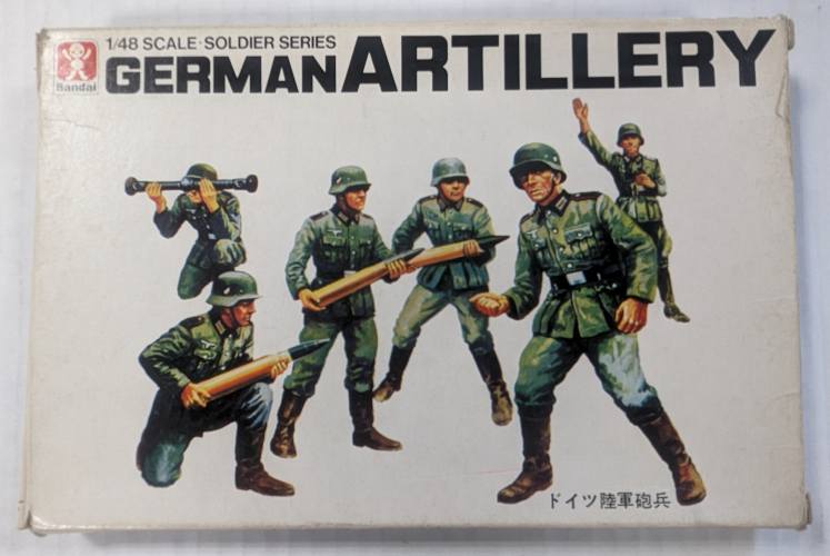 BANDAI 1/48 8245 GERMAN ARTILLERY 