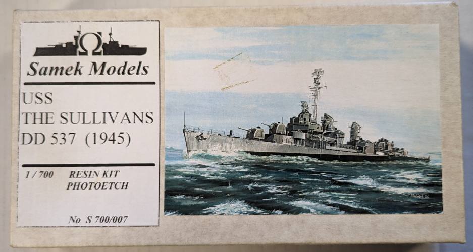 SAMEK 1/700 700007 USS THE SULLIVANS DD 537 