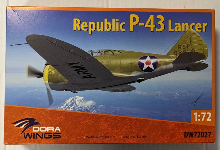 DORA WINGS 1/72 72027 REPUBLIC P-43 LANCER 