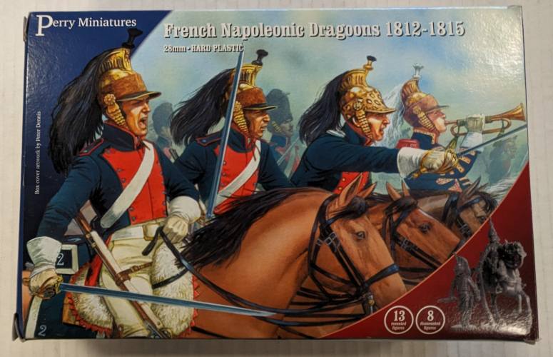 PERRY MINIATURES 28MM FRENCH NAPOLEONIC DRAGOONS 1812-1815 