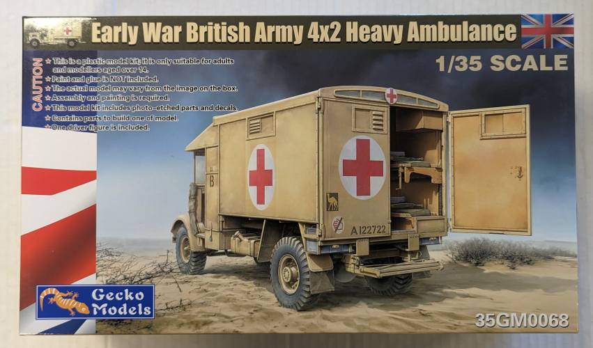 GECKO MODELS 1/35 35GM0068 EARLY WAR BRITISH 4X2 HEAVY AMBULANCE