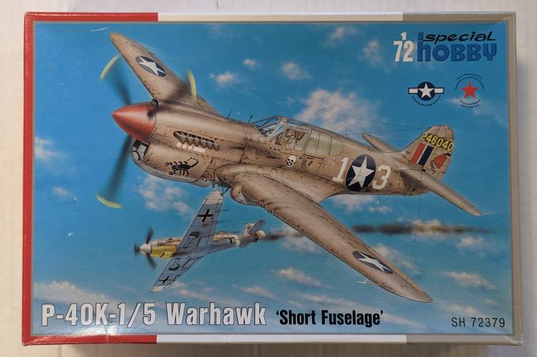 SPECIAL HOBBY 1/72 72379 P-40K-1/5 WARHAWK