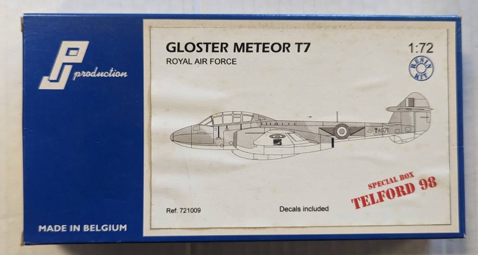 PJ PRODUCTIONS 1/72 721009 GLOSTER METEOR T7 