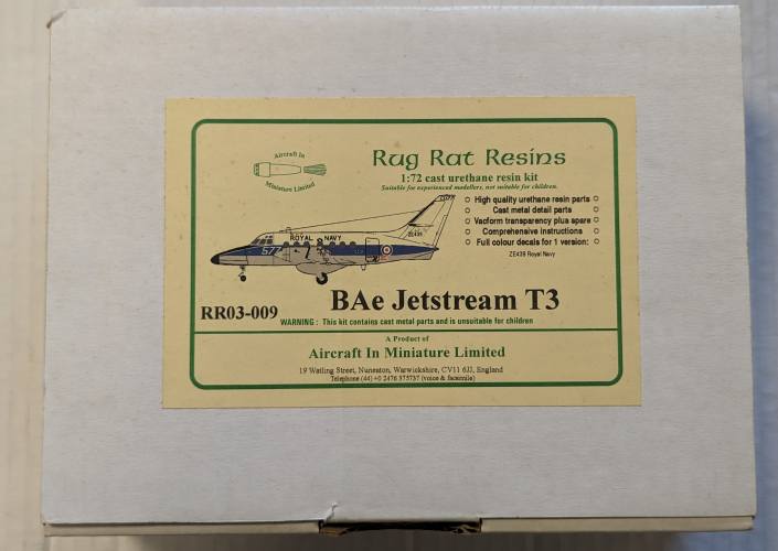 RUGRAT 1/72 03009 BAE JETSTREAM T3 