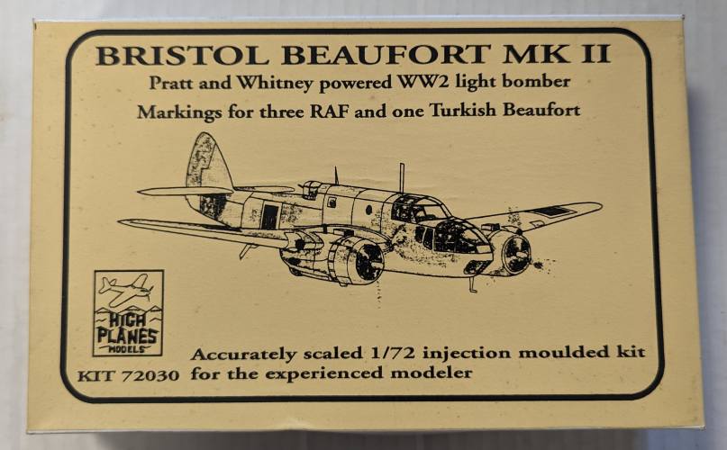 HIGHPLANES 1/72 72030 BRISTOL BEAUFORT MK II