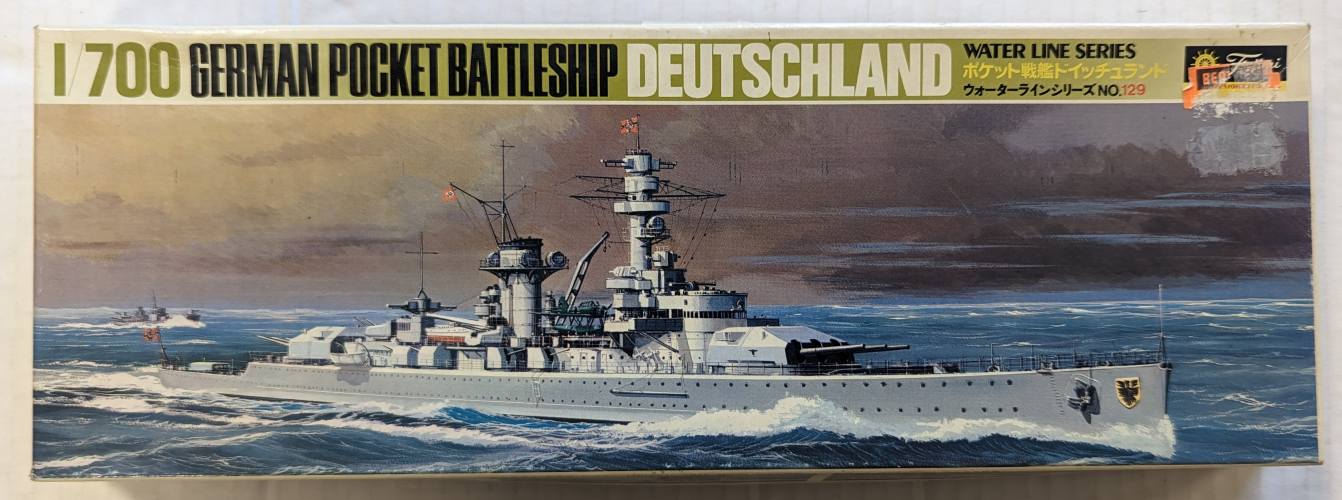 FUJIMI 1/700 129 GERMAN POCKET BATTLESHIP DEUTSCHLAND 