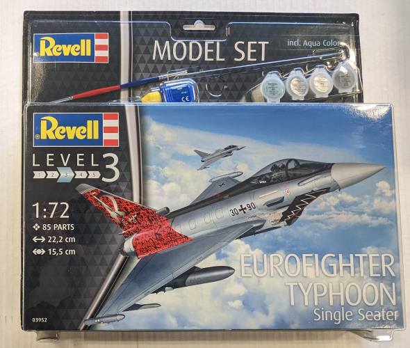 REVELL 1/72 03952 EUROFIGHTER TYPHOON MODEL SET
