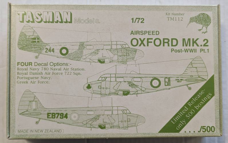 TASMAN 1/72 112 AIRSPEED OXFORD MK.2 POST WWII PT.1