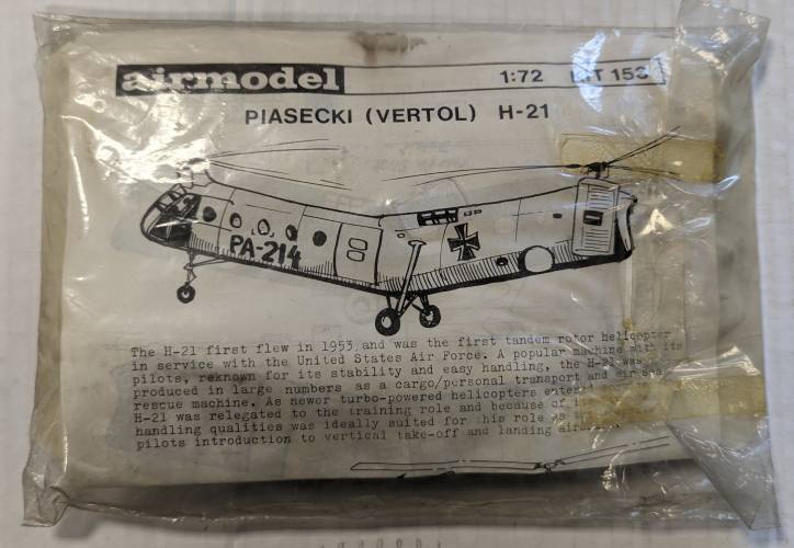 AIRMODEL 1/72 153 PIASECKI VERTOL H-21