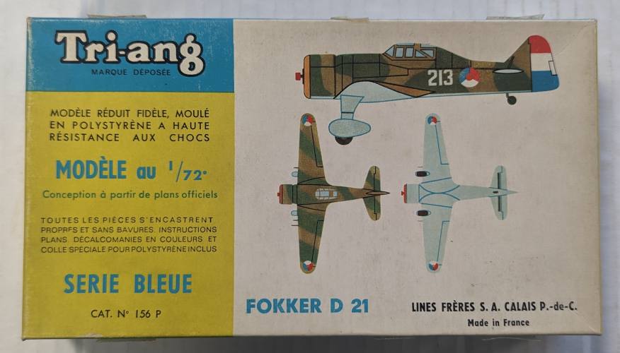 TRI-ANG 1/72 156P FOKKER D21