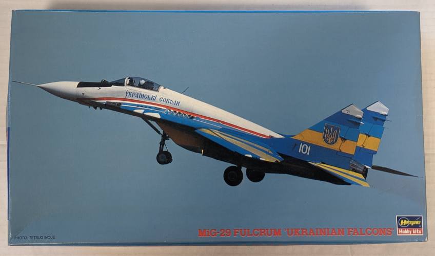 HASEGAWA 1/72 K133 MIG-29 FULCRUM UKRAINIAN FALCONS