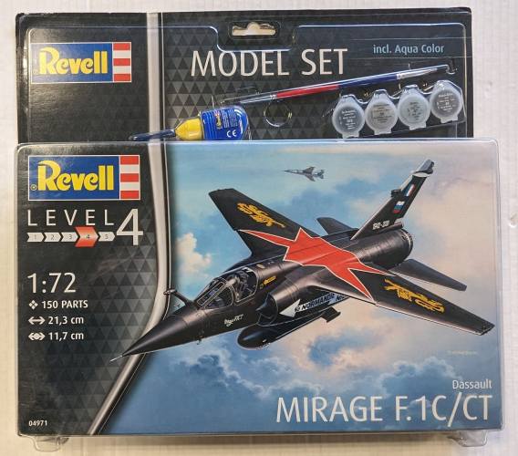 REVELL 1/72 04971 MIRAGE F.1C/CT MODEL SET