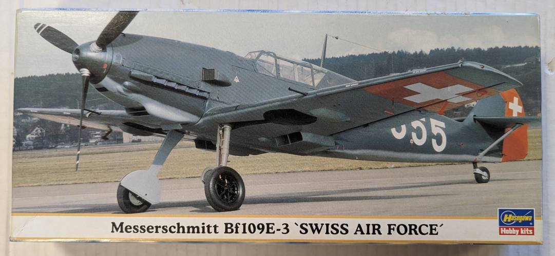 HASEGAWA 1/72 00672 MESSERSCHMITT BF109E-3 SWISS AIR FORCE