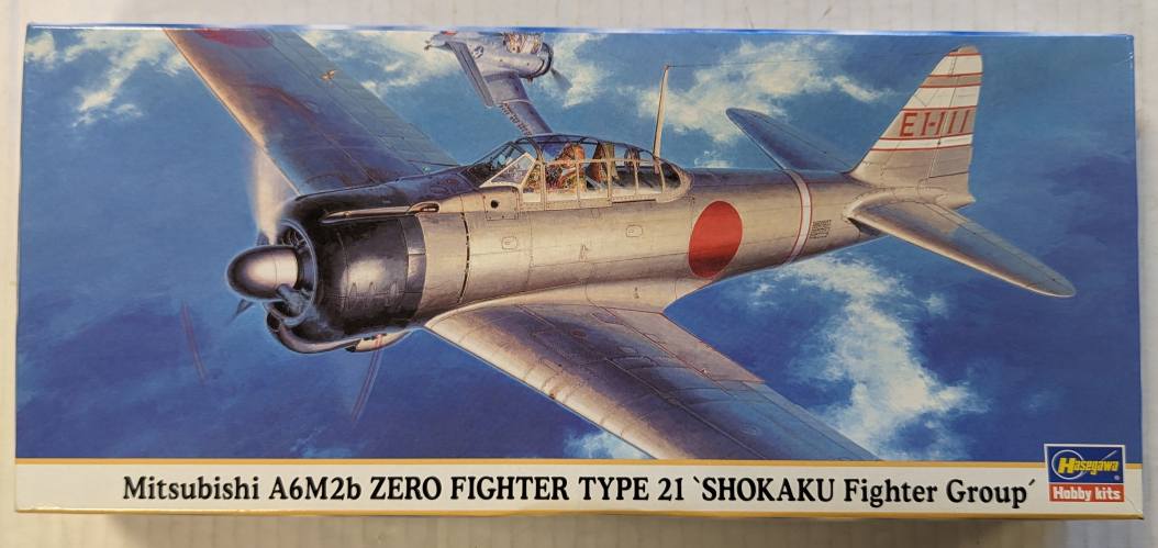 HASEGAWA 1/72 00616 MITSUBISHI A6M2B ZERO FIGHTER TYPE 21 SHOKAKU FIGHTER GROUP