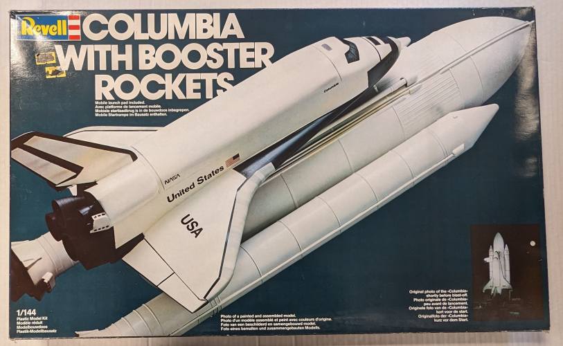 REVELL 1/144 4716 COLUMBIA WITH BOOSTER ROCKETS  UK SALE ONLY 