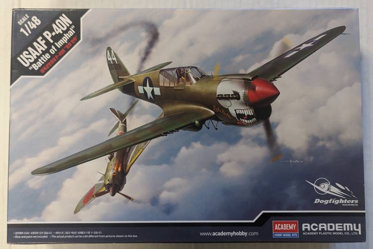 ACADEMY 1/48 12341 USAAF P-40N BATTLE OF IMPHAL