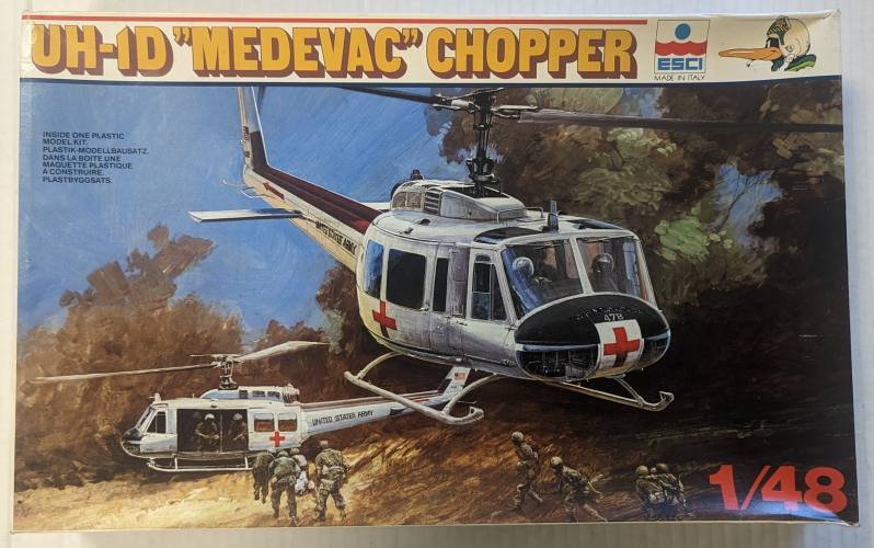 ESCI 1/48 4052 UH-1D MEDEVAC