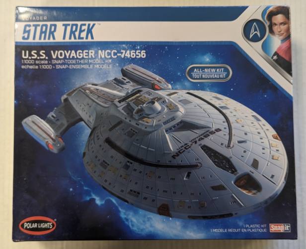 POLAR LIGHTS 1/1000 980M U.S.S. VOYAGER NCC-74656
