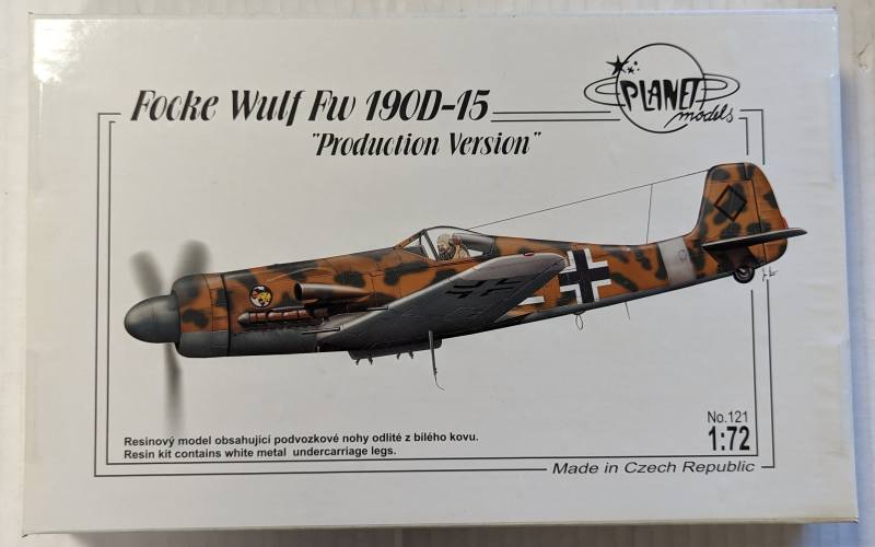 PLANET MODELS 1/72 121 FOCKE WULF FW 190D-15 PRODUCTION VERSION