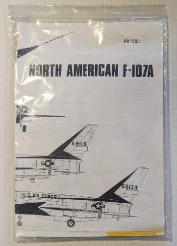 MAINTRACK 1/72 PX-021 NORTH AMERICAN F-107A